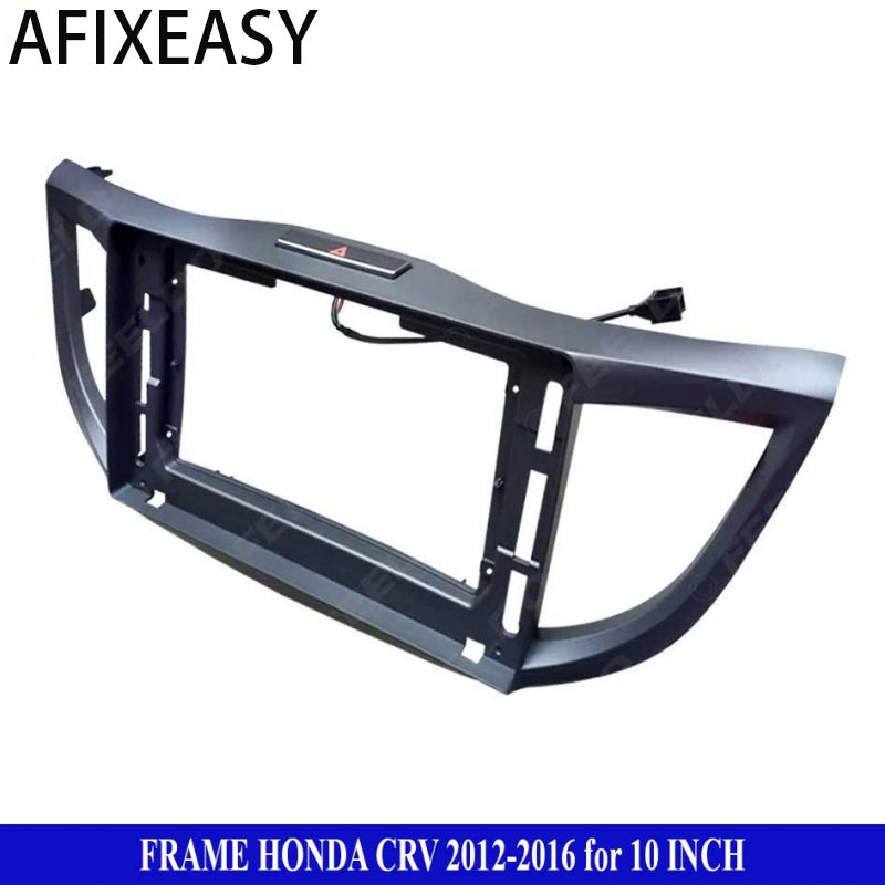 10inch inch Android Car Radio Fascia Panel Frame Head Unit Honda CRV 2012 2013 2014 2015 2016 10 Inch Bingkai Panel TV Mobil Stereo Frames Android Screen TS18 XY-219