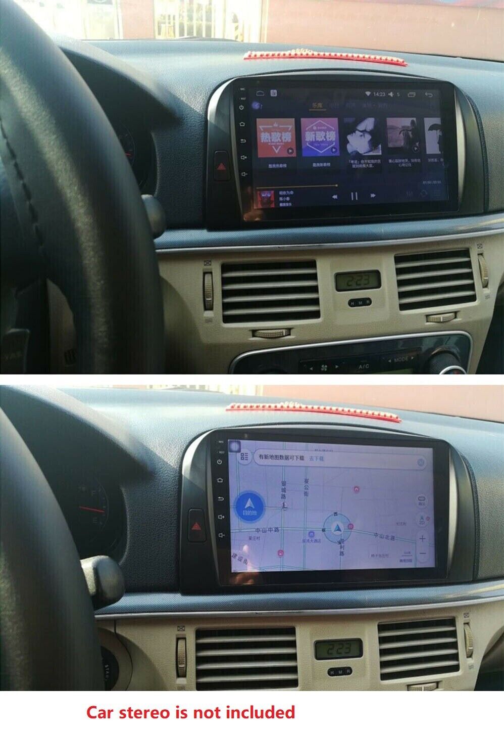 Car Stereo Radio Fascia Trim 9inch Frame For Hyundai SONATA 2004-2008 car parts interior dashboard navigation touch screen car DVD player mounting rack racing dashboard Build-in 2DIN Android Screen TS18 XY-190