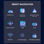 Hot selling MTK6580 1GB RAM 16GB ROM 9inch 10inch Android 8.1 System 2DIN Multimedia Player GPS WiFi MP5 Stereo Touch Screen Navigation Car DVD Player IPS Screen thumbnail 2