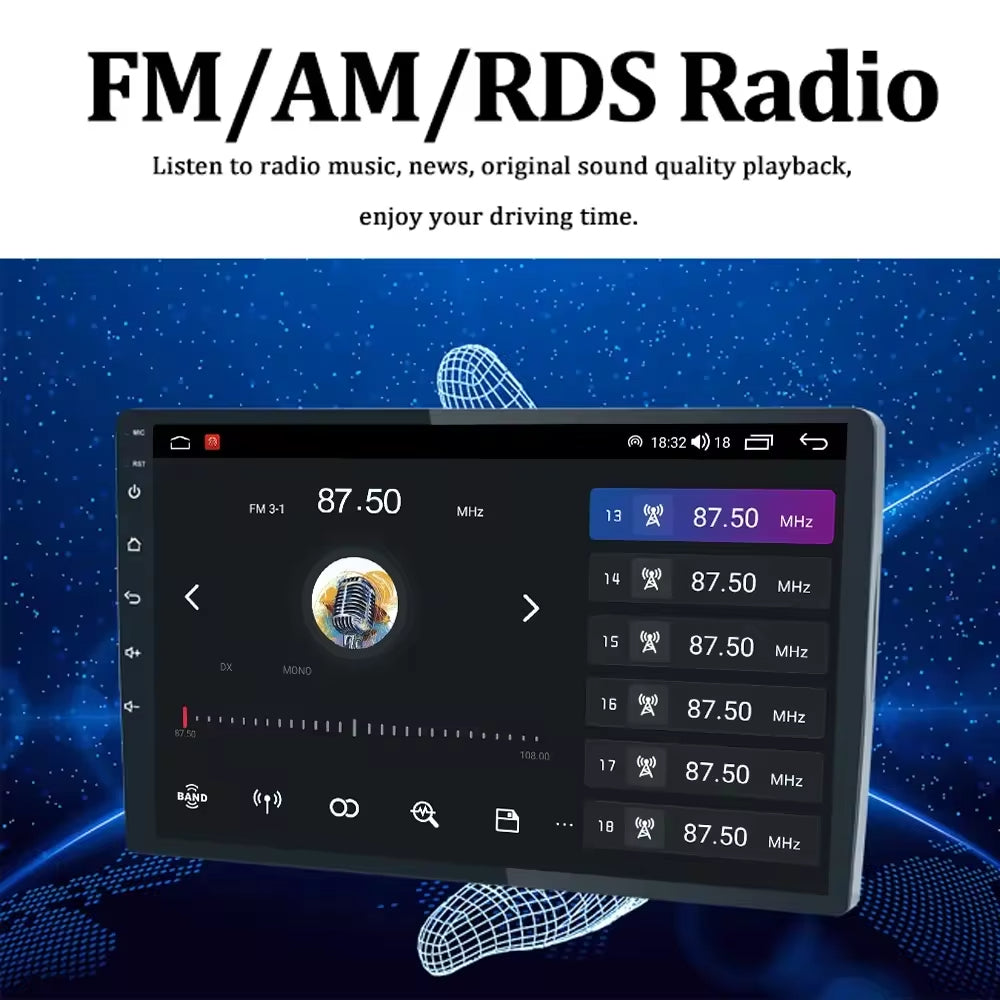 Wholesale TS18 Car Multimedia stereos 1280P Screen 4+64G Autoradio 12.0 android audio 10 inch 9 inch touch screen Car Stereo 2Din car radio player GPS navigation