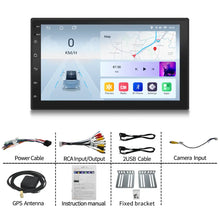 Load image into Gallery viewer, Hot selling MTK6580 1GB RAM 16GB ROM 9inch 10inch Android 8.1 System 2DIN Multimedia Player GPS WiFi MP5 Stereo Touch Screen Navigation Car DVD Player IPS Screen