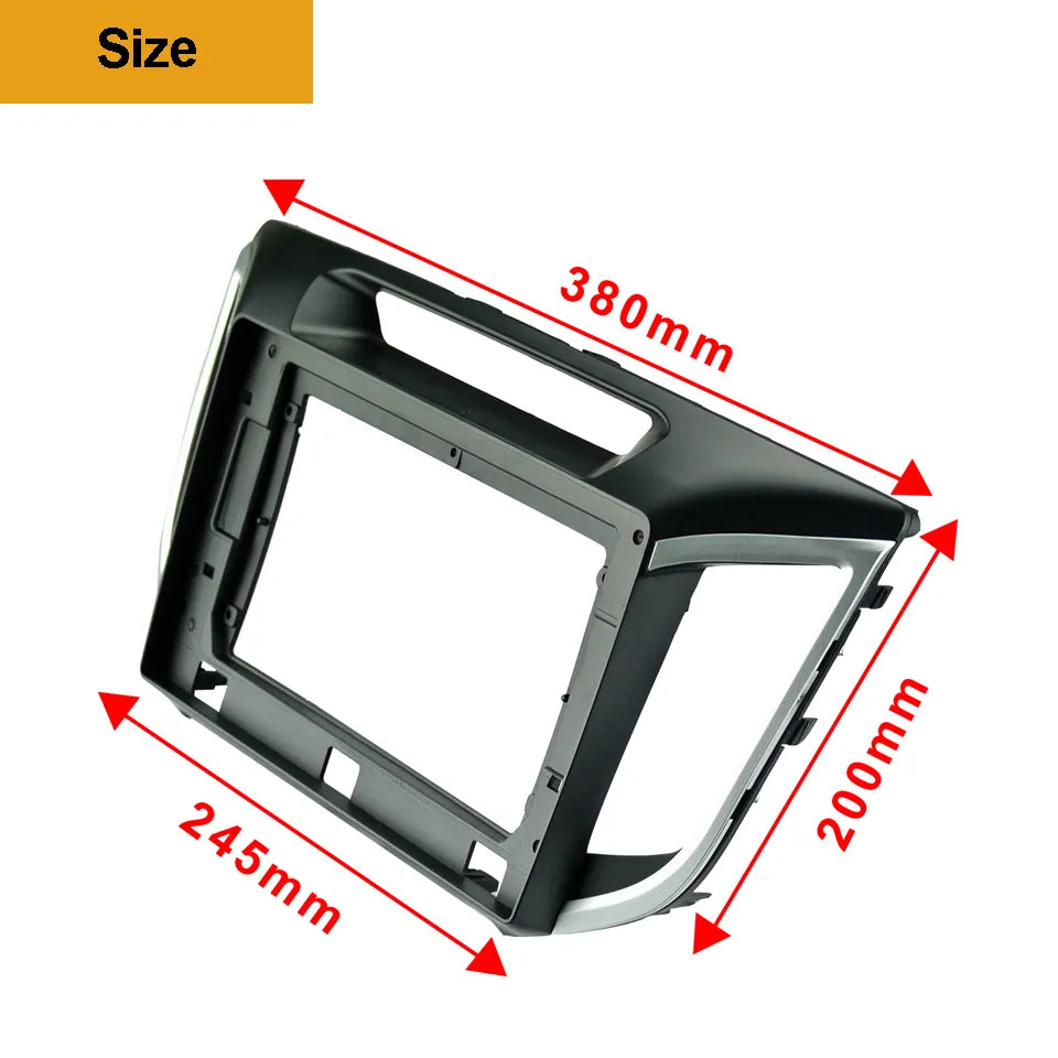 Wholesale Car Accessory 10.1'' Radio Video Fascia Panel For HYUNDAI IX25 CRETA 2015-2019 Audio Multimedia Player Frame Car Panel Car navigation Frames