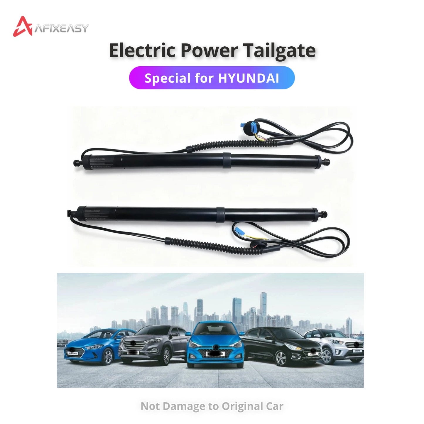 AFIXEASY Electric Power Tailgate for HYUNDAI 2010-2025 Tucson Santafe IX45 Palisade Creta Staria