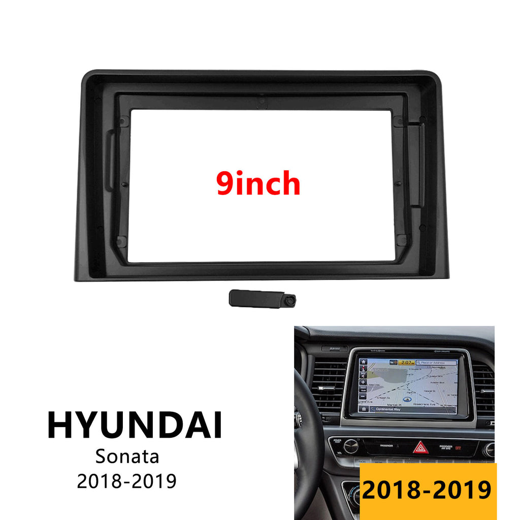 Car Radio Fascia for HYUNDAI Sonata 2018 Stereo Audio Panel Mount Installation Dash Kit Frame Adapter Radio DVD player Cars Player Frame