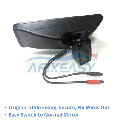 AFIXEASY Streaming Rearview Mirror with Large LCD Screen Live with Camera for Nissan Patrol 2010 - 2023