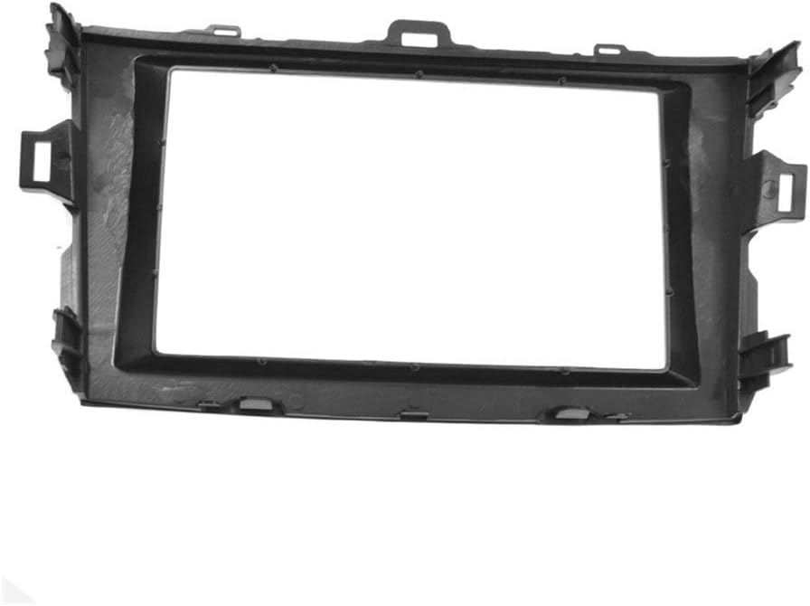 Radio Stereo Panel for 2008-2010 Toyota Corolla 2 Din Car AFIXEASY Radio Frame Fascia Panel DVD Stereo CD Panel Dash Mount Refit Installation Trim Kit Frame