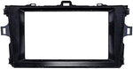 Radio Stereo Panel for 2008-2010 Toyota Corolla 2 Din Car AFIXEASY Radio Frame Fascia Panel DVD Stereo CD Panel Dash Mount Refit Installation Trim Kit Frame thumbnail 1