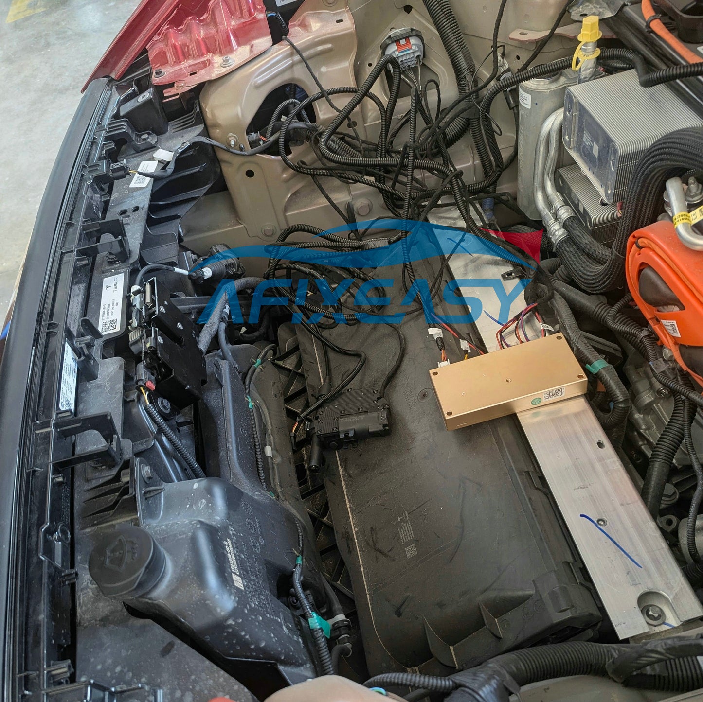 AFIXEASY TESLA Model Y 2023-2026 Power Frunk Kit (Automatic Close / Open) with Local Installation