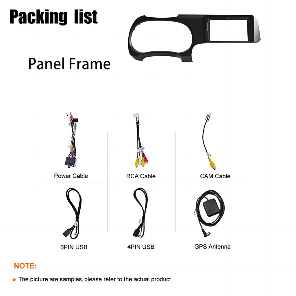 Hot selling 9 Inch Car Radio Fascias Trim For HYUNDAI I10 2020 Fascia Audio Fitting Adaptor Panel Frame Kit Dash 2din Car DVD Navigation Frame Android Screen TS18 XY-108