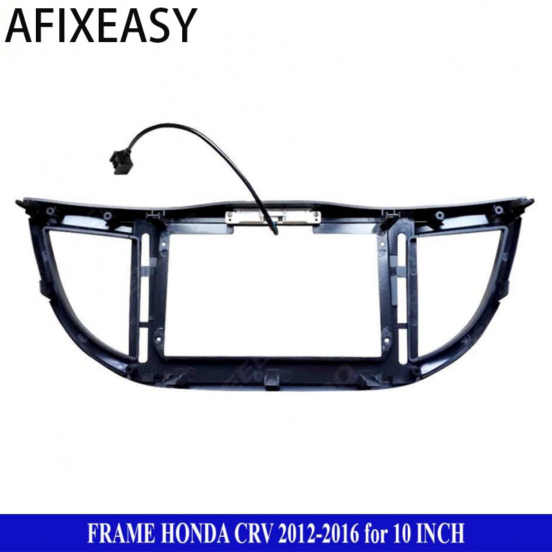 10inch inch Android Car Radio Fascia Panel Frame Head Unit Honda CRV 2012 2013 2014 2015 2016 10 Inch Bingkai Panel TV Mobil Stereo Frames Android Screen TS18 XY-219