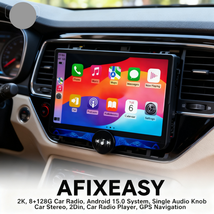 T133 Car Multimedia stereos 2k 8+128G Autoradio 15.0 android audio Middle single knob Car Stereo 2Din car radio player GPS navigation