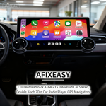 T100 Car Multimedia stereos 2k 4+64G Autoradio 15.0 android audio Middle double knob Car Stereo 2Din car radio player GPS navigation thumbnail 2