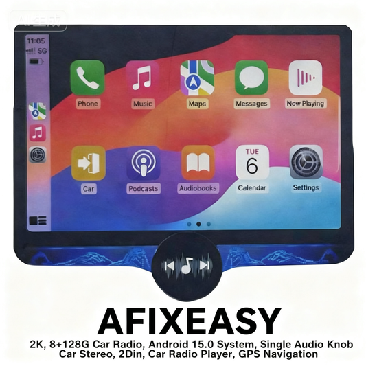 T133 Car Multimedia stereos 2k 8+128G Autoradio 15.0 android audio Middle single knob Car Stereo 2Din car radio player GPS navigation