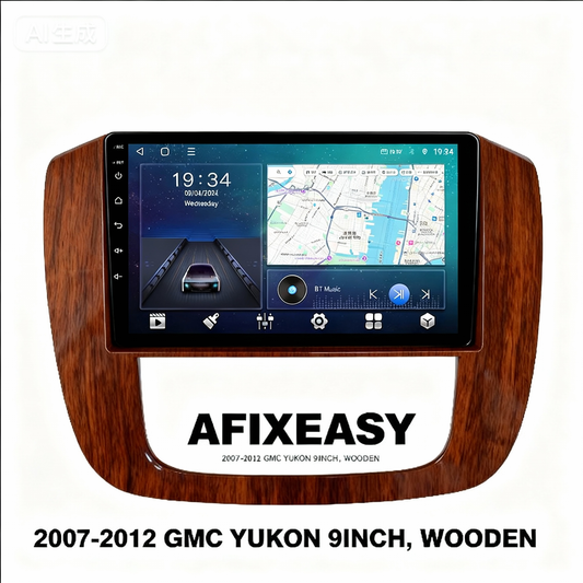 XY-304 2007-2012 GMC YUKON 9INCH， WOODEN Android Screen TS18
