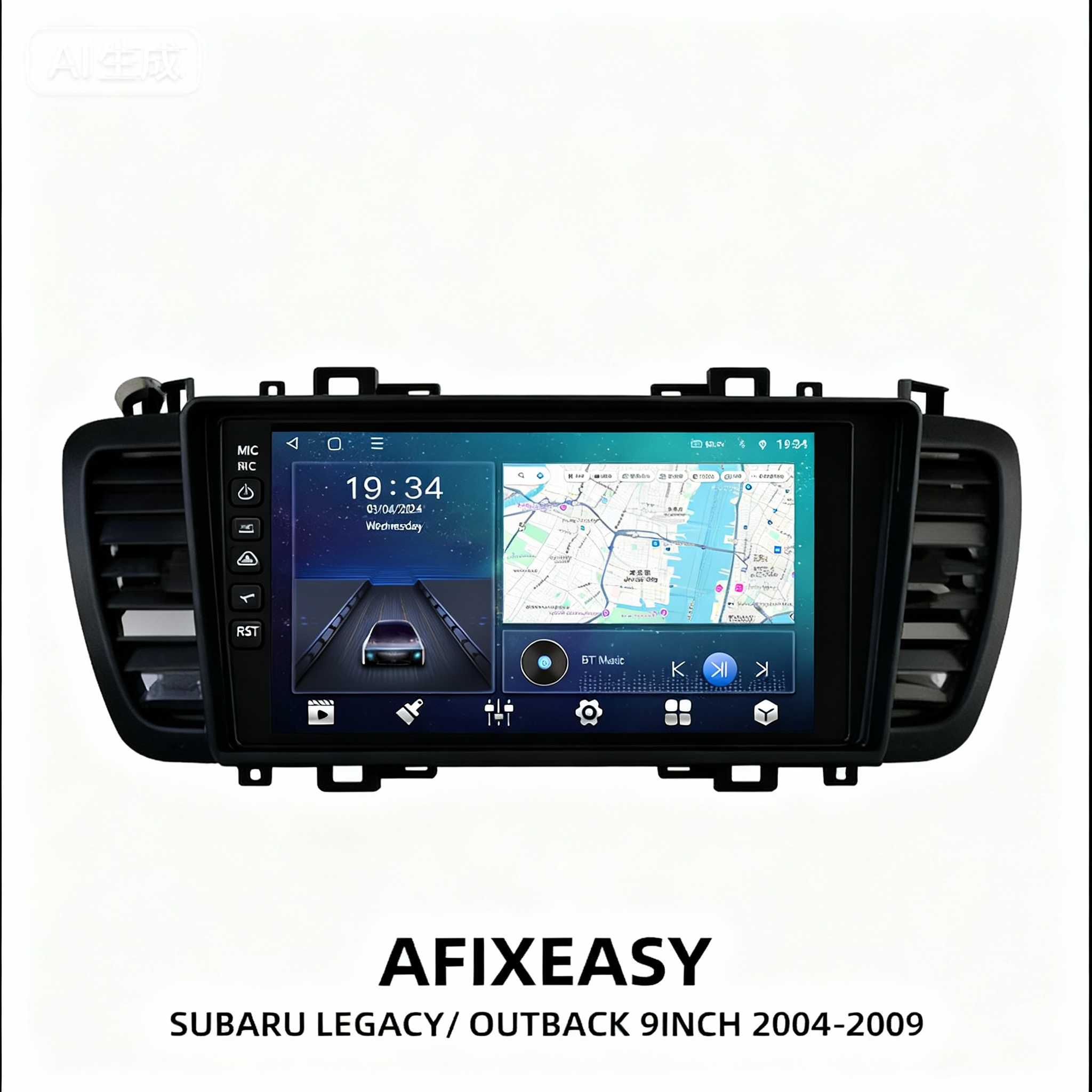XY-299 SUBARU LEGACY/ OUTBACK Android Screen TS18 9INCH 2004-2009