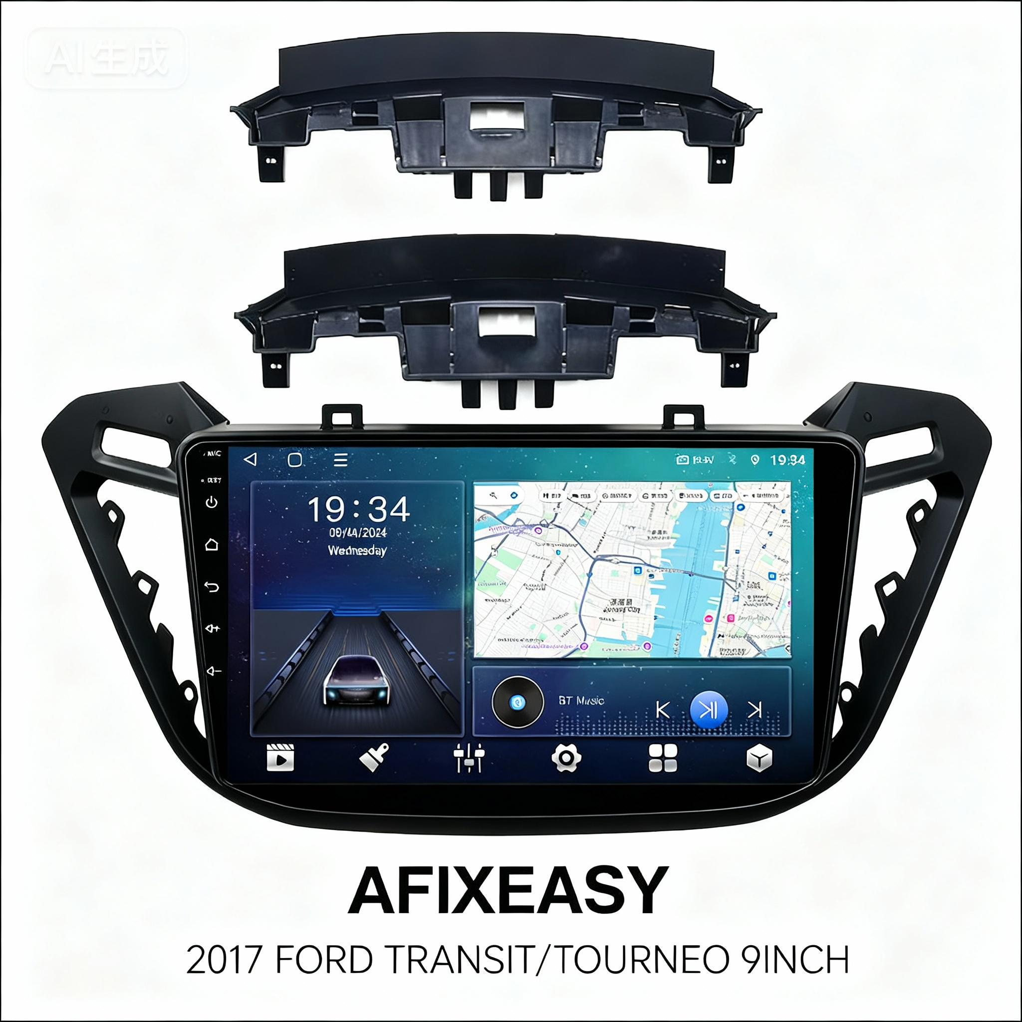 XY-346 2017 FORD TRANSIT/TOURNEO 9INCH Android Screen TS18