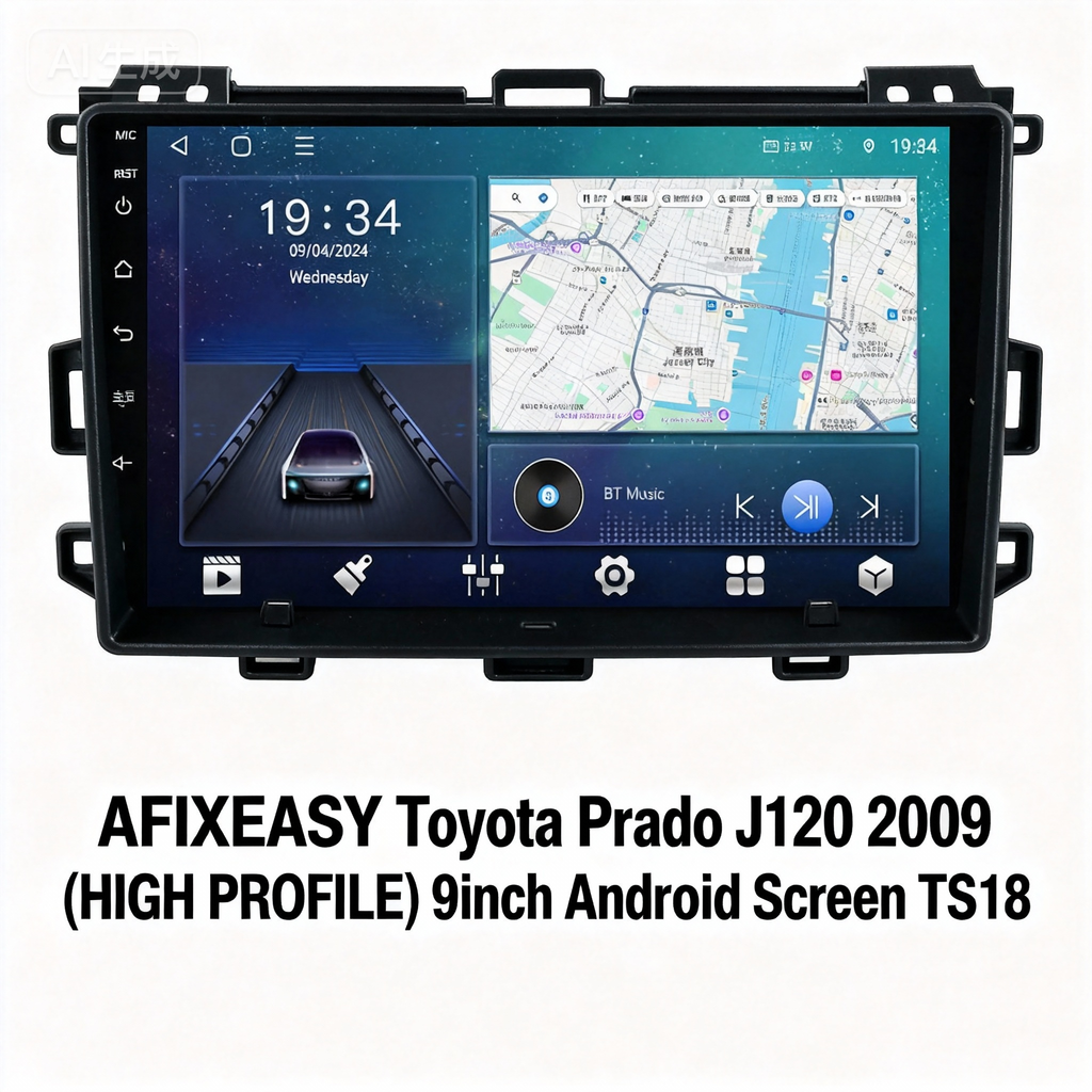 XY-167 Toyota Prado J120 2009 (HIGH PROFILE) 9inch  Android Screen TS18