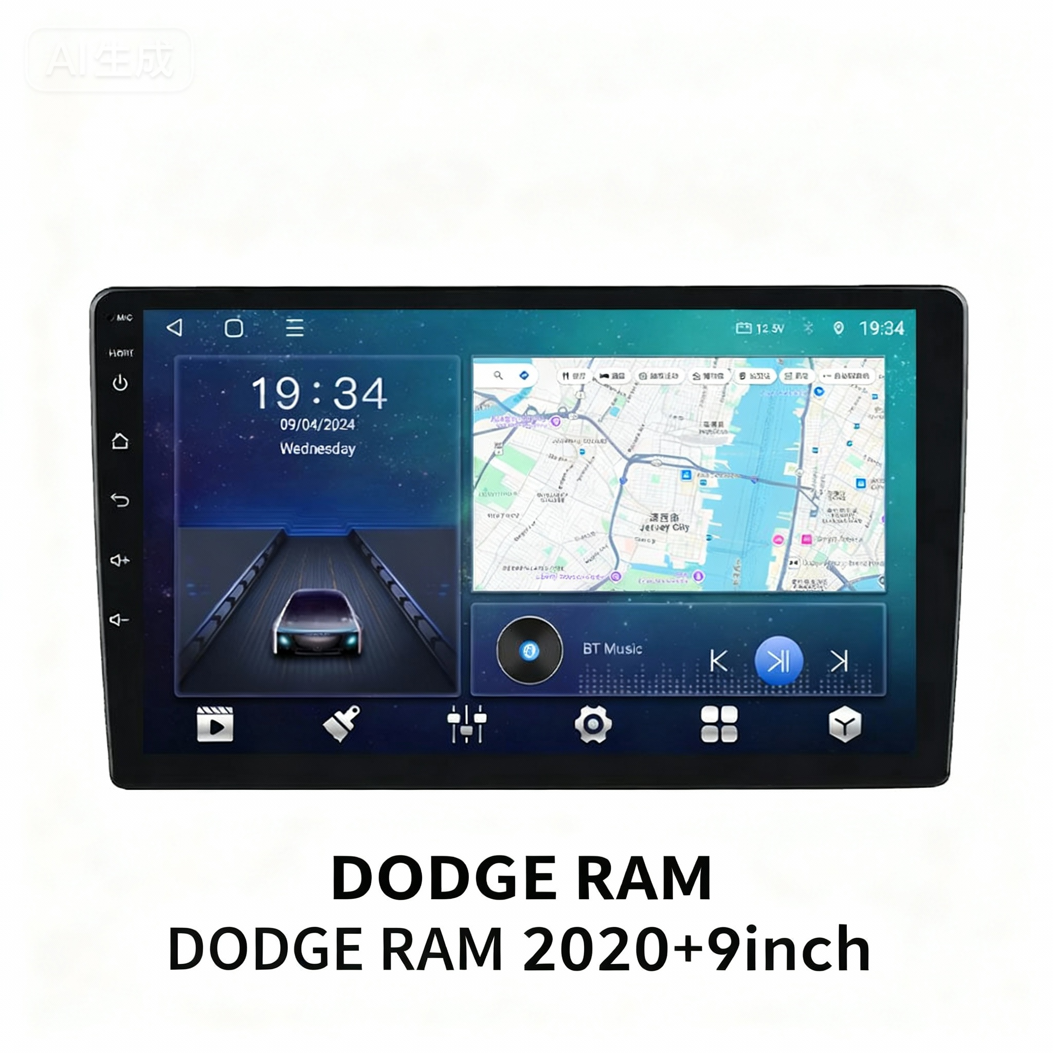 DODGE RAM 2020+ 9inch  Android Screen TS18  XY-338