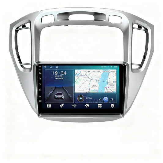 XY-182  TOYOTA (9INCH， SILVER)HIGHLANDER 2000-2007  Android Screen TS18