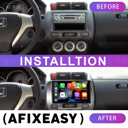 9inch Car Accessory 2din radio Fascia Frame for Honda FIT/JAZZ(MANUAL/AC) 2004 2005 2006 Install Panel Dashboard cars Stereo Audio Multimedia Player Frames Android Screen TS18 XY-142