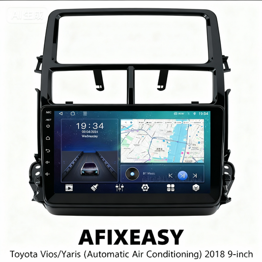 TOYOTA VIOS/YARIS  (Auto AC）2018 9”inch Android Screen TS18