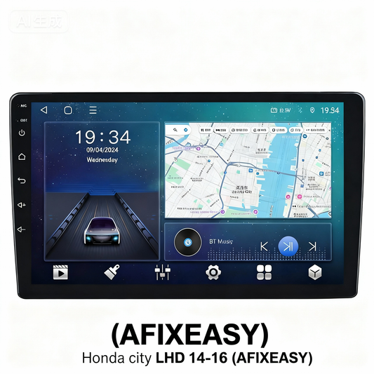 9inch Car Accessory 2din Fit For Honda City 2020+ Car Stereo Radio Fascia Panel Double Din Frame Audio Multimedia Player Frame Car Dash Kit Panel Frames Android Screen TS18  XY-095