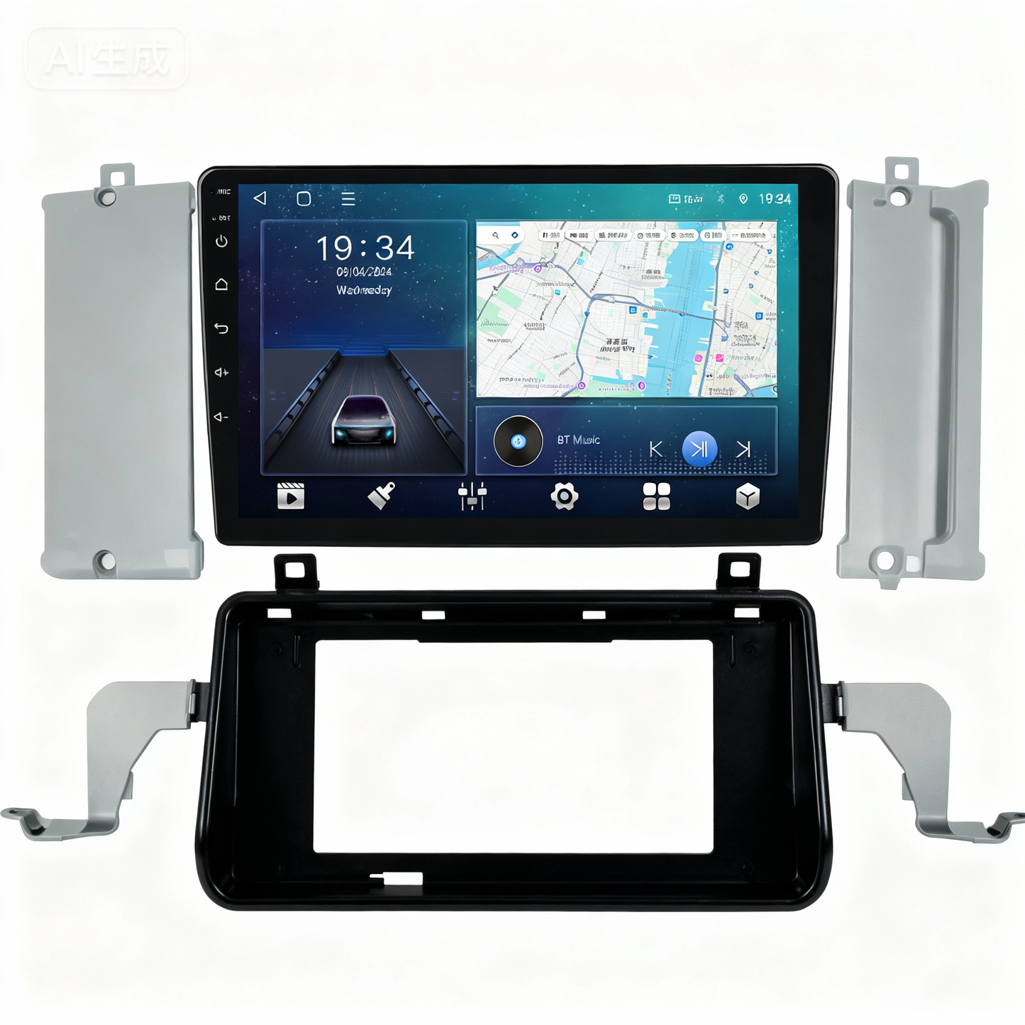 XY-195 HYUNDAI 2021 Santa 10 INCH Android Screen TS18