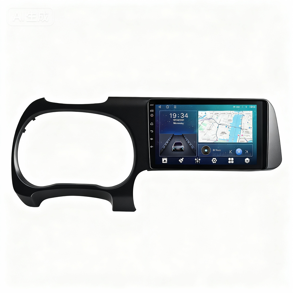 Hot selling 9 Inch Car Radio Fascias Trim For HYUNDAI I10 2020 Fascia Audio Fitting Adaptor Panel Frame Kit Dash 2din Car DVD Navigation Frame Android Screen TS18 XY-108