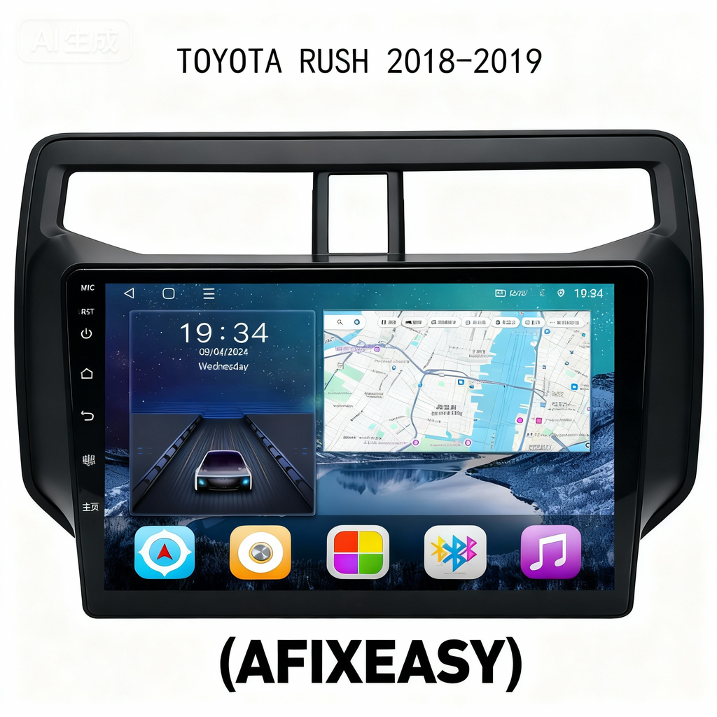 Android 10 Car Radio for Toyota Rush 2018-2019 IPS Screen 9 Inch Rom 2 GB 32 GB Car Video Multimedia Player Support GPS 4G Network Carplay DSP Android Screen TS18 XY-082