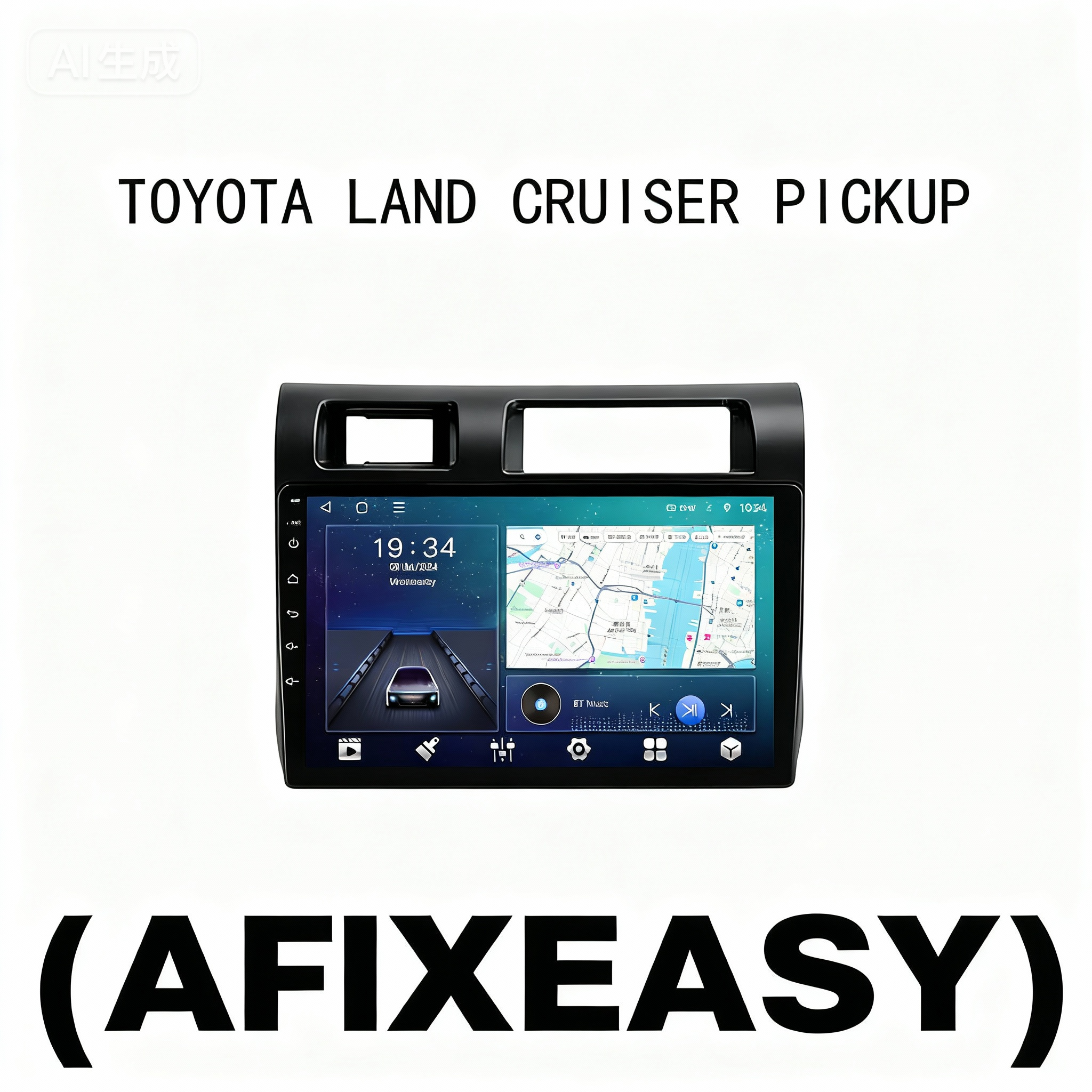 Android 10 Car Radio for Toyota Land Cruiser Pickup IPS Screen 9 Inch Rom 2 GB 32 GB Car Video Multimedia Player Support GPS 4G Network Carplay DSP Android Screen TS18 XY-077