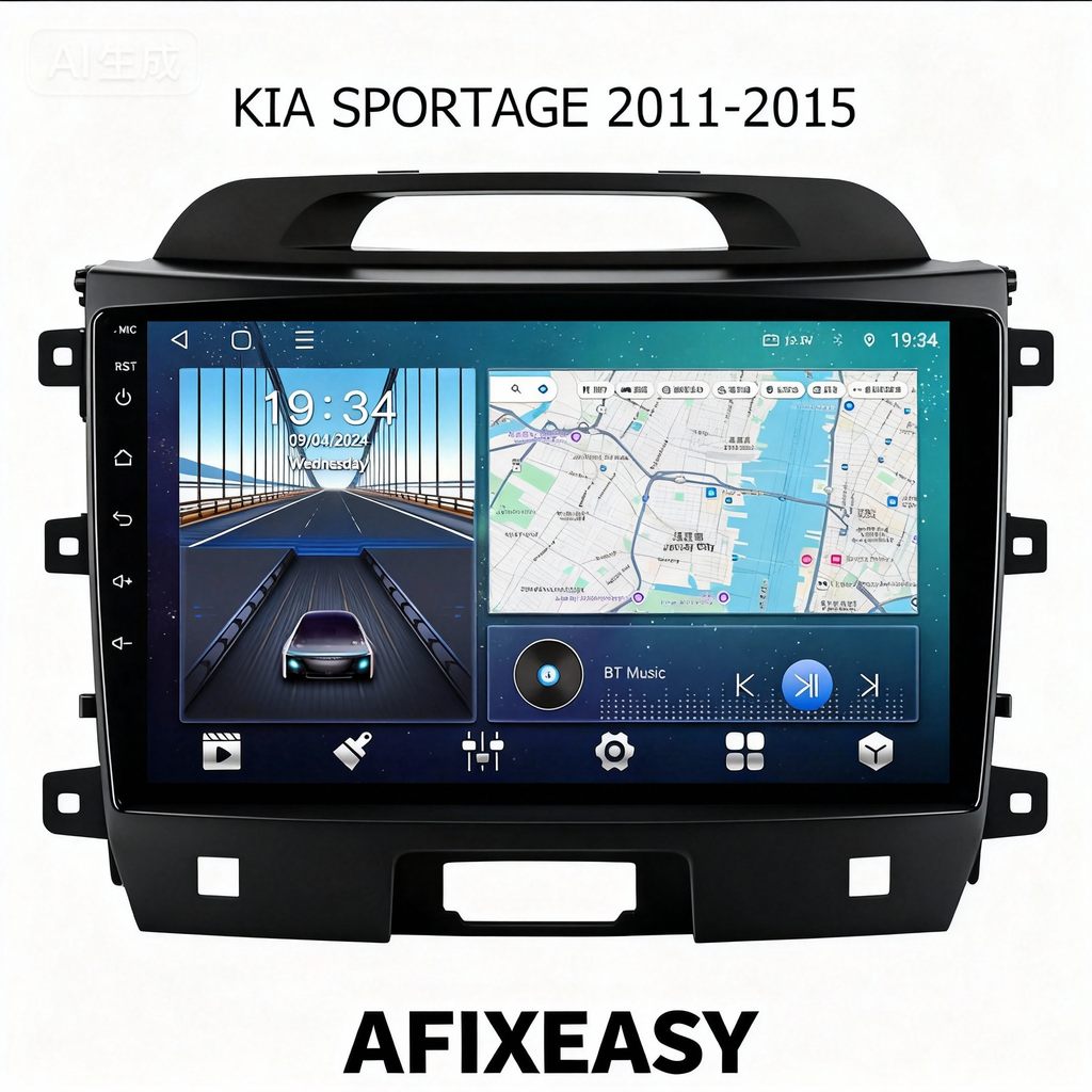Android 10 Car Radio for KIA SPORTAGE 2011-2015 IPS Screen 10 Inch Rom 2GB 32GB Car Video Multimedia Player Support GPS 4G Network Carplay DSP Android Screen TS18 XY-061