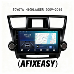 Android 10 Car Radio for Toyota Highlander 2009-2014 IPS Screen 9 Inch Rom 2GB 32GB Car Video Multimedia Player Support GPS 4G Network Carplay DSP Android Screen TS18 XY-093 thumbnail 1