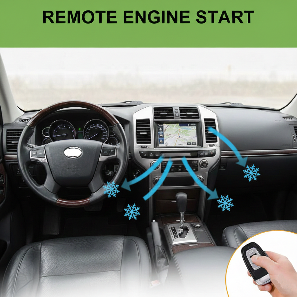 AFIXEASY Keyless Push Start - Remote Control - Phone App Control for TOYOTA 2010-2023 Land Cruiser Fortuner RAV4 Prado Rush Highlander Raize Corolla Camry CHR BZ4X Hiace Granvia Veloz Wildlander Innova