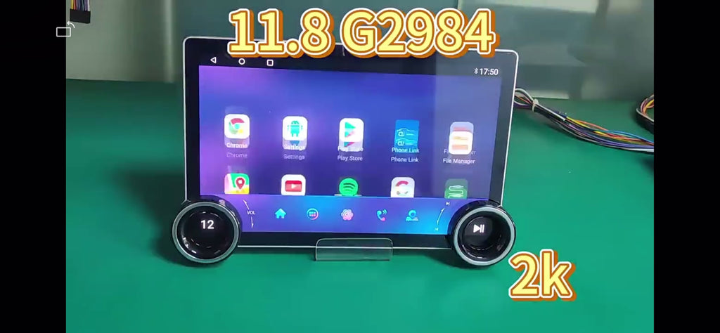 T100 Car Multimedia stereos 2k 4+64G Autoradio 15.0 android audio Middle double knob Car Stereo 2Din car radio player GPS navigation