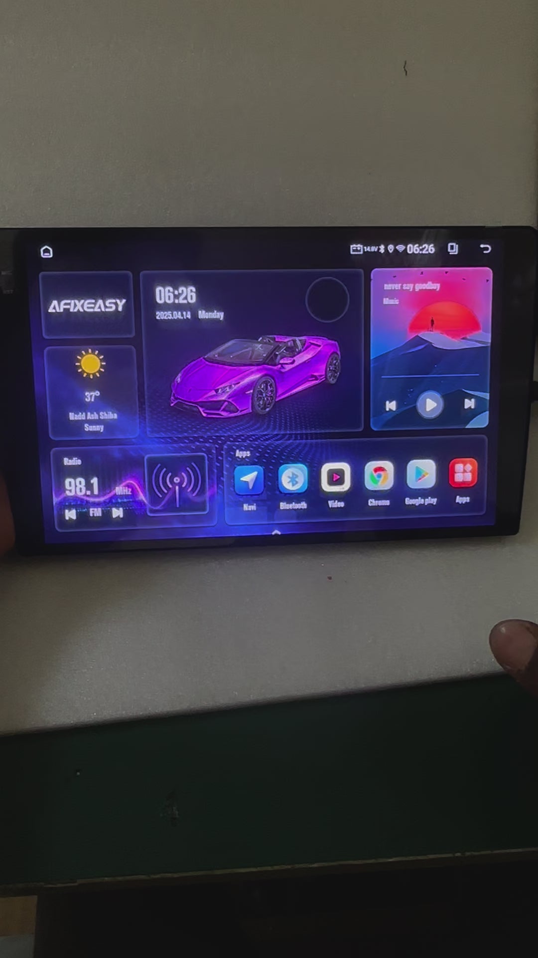 T100 Car Multimedia stereos blue Screen 2k 4+64G Autoradio 15.0 android audio 10 inch 9 inch touch screen Car Stereo 2Din car radio player GPS navigation