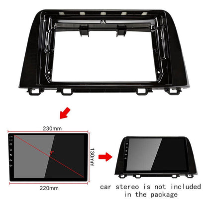 High Quality Fits Honda CRV 2017 9'' Car Radio Stereo Frame Panel Trim Free Toolkit Android Screen TS18 XY-220