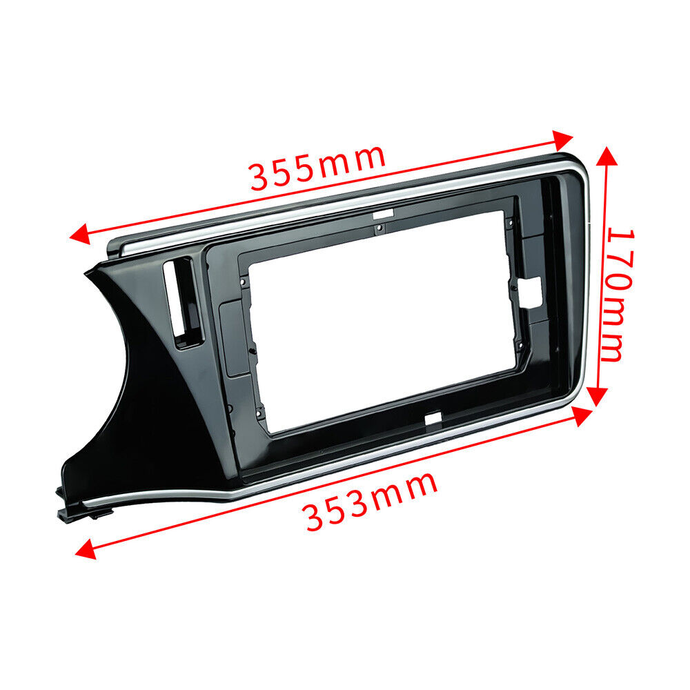 High quality 10.1" car radio front trim panel frame mounting panel dashboard for Honda city LHD 14-16 XY-223