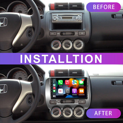 9inch Car Accessory 2din radio Fascia Frame for Honda FIT/JAZZ(MANUAL/AC) 2004 2005 2006 Install Panel Dashboard cars Stereo Audio Multimedia Player Frames Android Screen TS18 XY-142