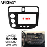 9'' Car Radio Stereo Frame Fascia Panel Trim for Honda Civic 2001 2002 2003 2004 2005 tool kit XY-216