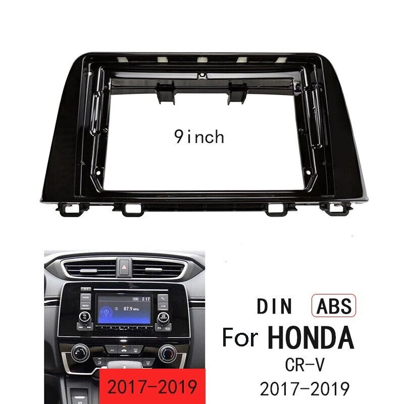High Quality Fits Honda CRV 2017 9'' Car Radio Stereo Frame Panel Trim Free Toolkit XY-220