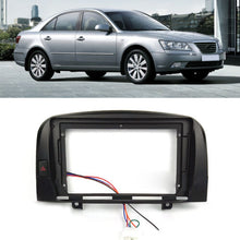 Load image into Gallery viewer, Car Stereo Radio Fascia Trim 9inch Frame For Hyundai SONATA 2004-2008 car parts interior dashboard navigation touch screen car DVD player mounting rack racing dashboard Build-in 2DIN XY-190