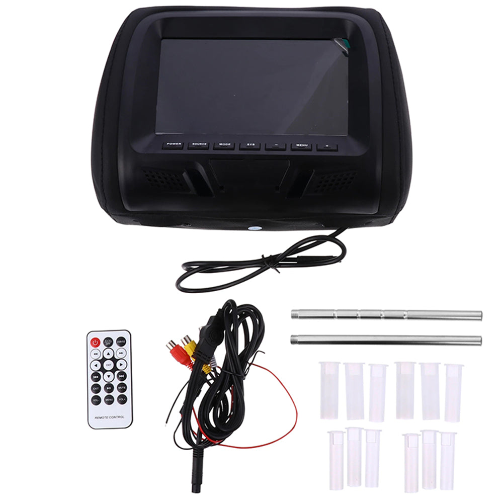 Afixeasy Universal Car Headrest car Player HD Multimedia 7 Inch DC12V Car LCD Digital Display HD Headrest Monitor