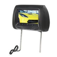 Load image into Gallery viewer, Afixeasy Universal Car Headrest car Player HD Multimedia 7 Inch DC12V Car LED Digital Display Support USB&amp;SD Slot HD Headrest Monitor