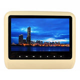 Afixeasy Universal 9 Inch Beige Android Multifunctional DVD Player Car Back Seat Headrest Monitor