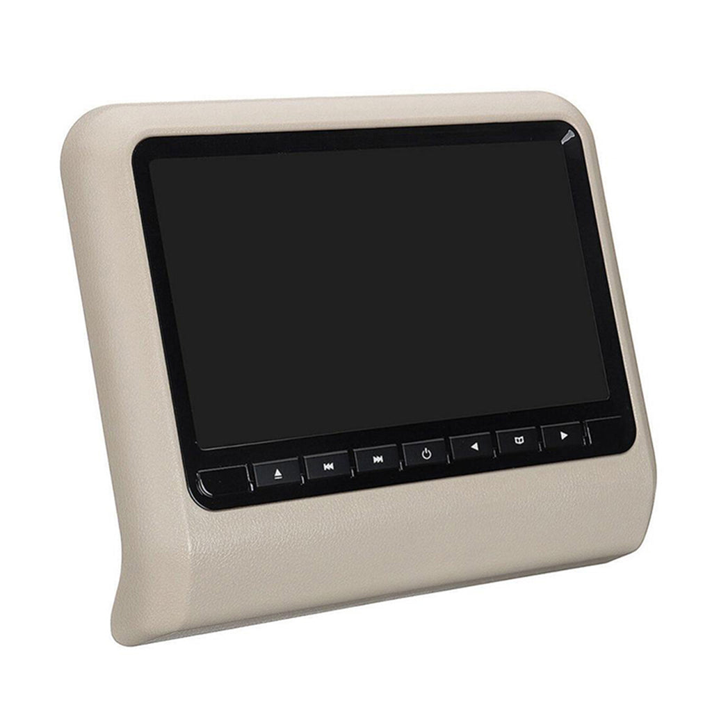 Afixeasy Universal 9 Inch Beige Android Multifunctional DVD Player Car Back Seat Headrest Monitor