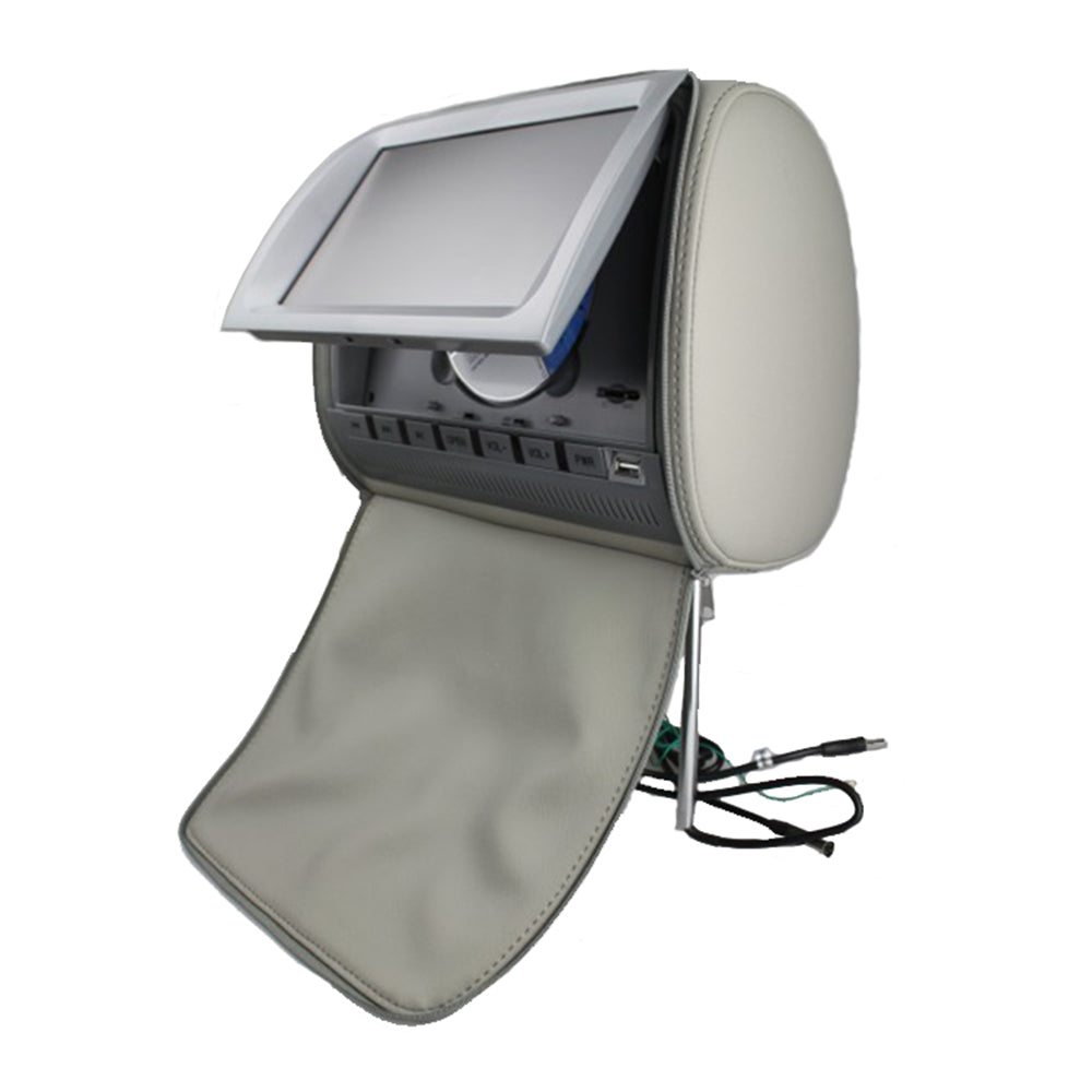 Afixeasy Universal Car Headrest car DVD Player HD Multimedia 9 Inch DC12V Car LED Digital Display HD Headrest Monitor