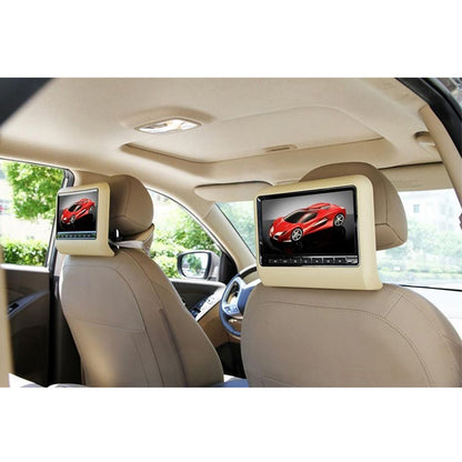 Afixeasy Universal 9 Inch Beige Android Multifunctional DVD Player Car Back Seat Headrest Monitor