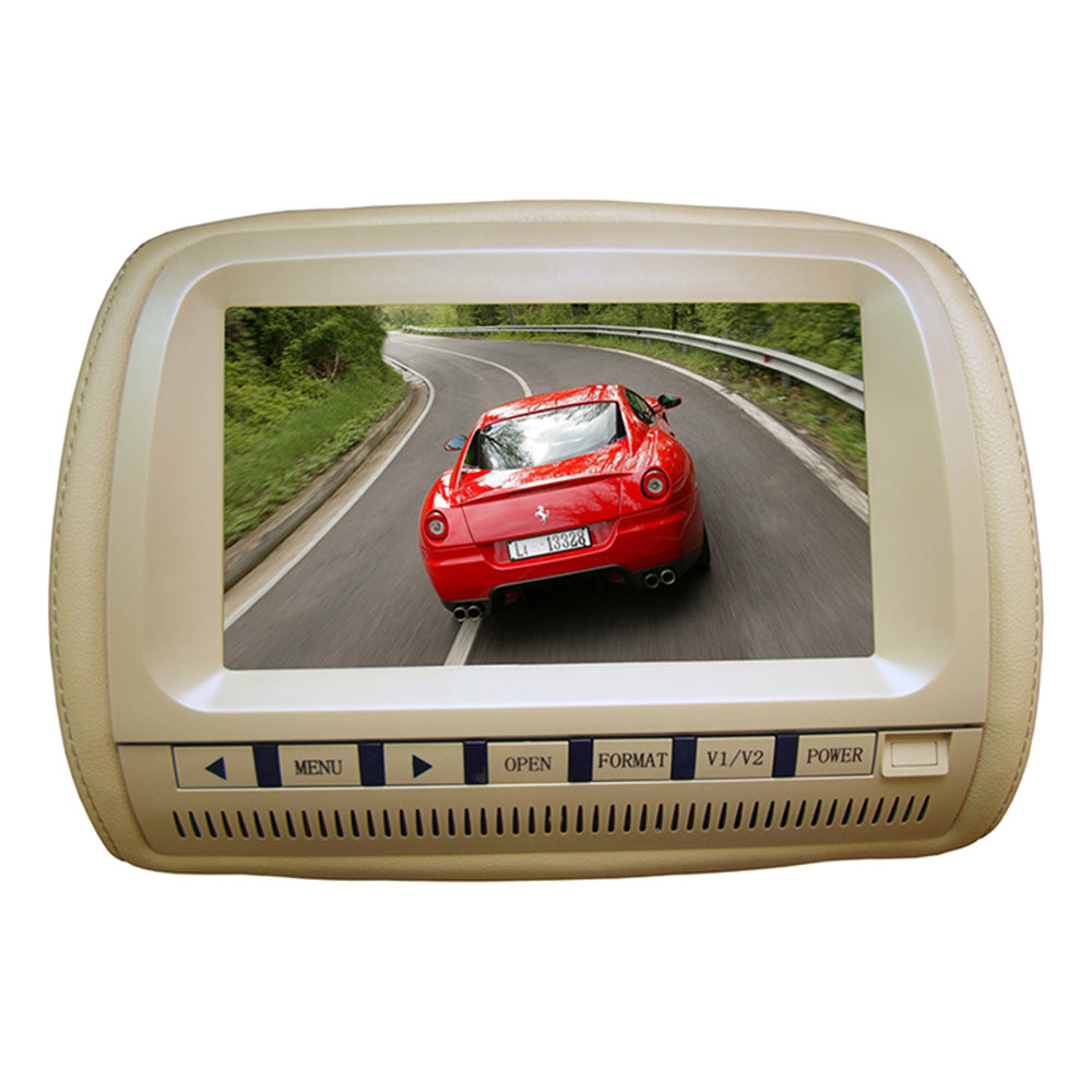 Afixeasy Universal Car Headrest car DVD Player HD Multimedia 9 Inch DC12V Car LED Digital Display HD Headrest Monitor