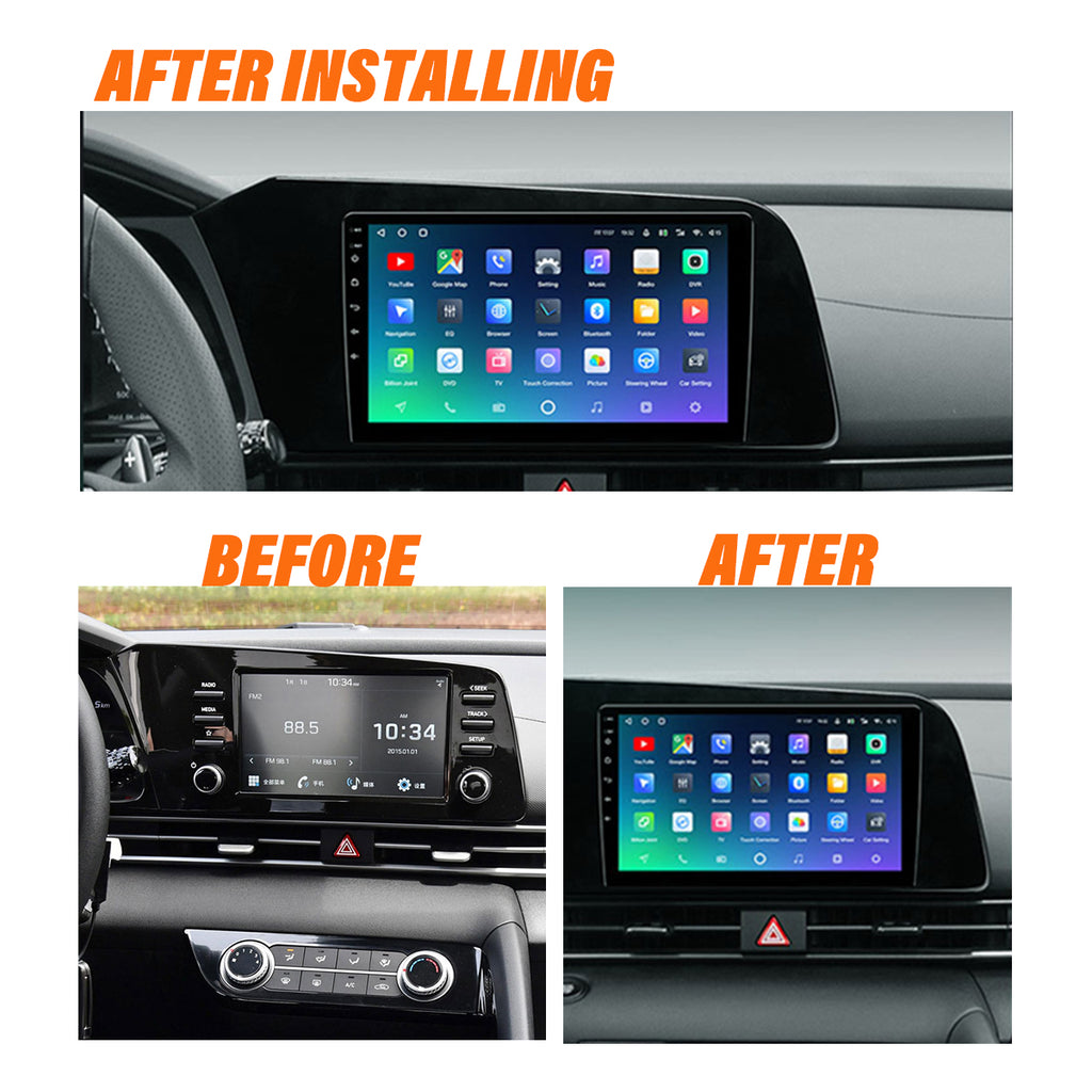 Android 10 Car Radio for HYUNDAI ELANTRA 2021 9 Inch Rom 2GB 32GB IPS Touch Screen Car Video Multimedia Support GPS 4G Network Carplay DSP XY-107