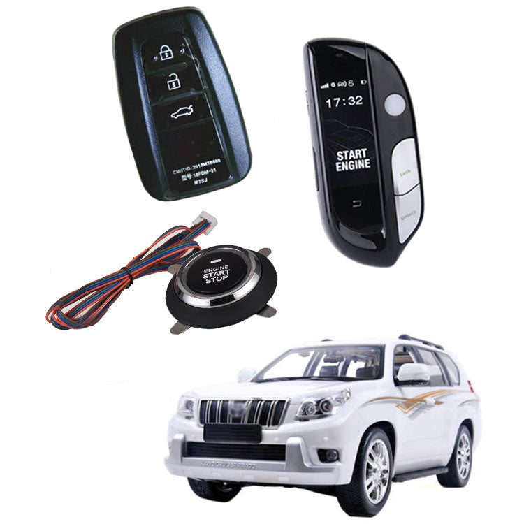 Universal Keyless Engine Start System For Toyota Prado Smart Key Remote Type